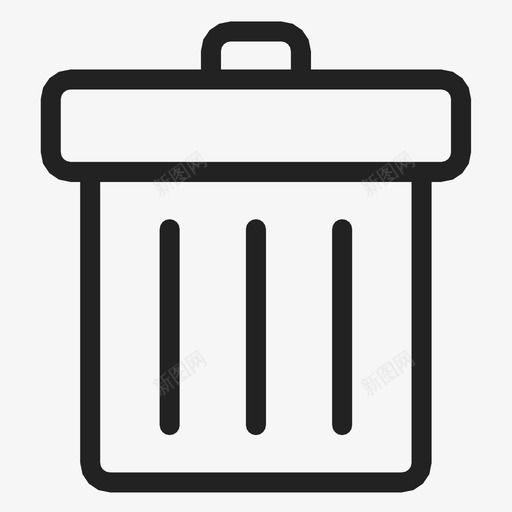 垃圾桶丢弃物旧的图标svg_新图网 https://ixintu.com 丢弃物 垃圾堆 垃圾服务 垃圾桶 废物 扔掉的 旧的
