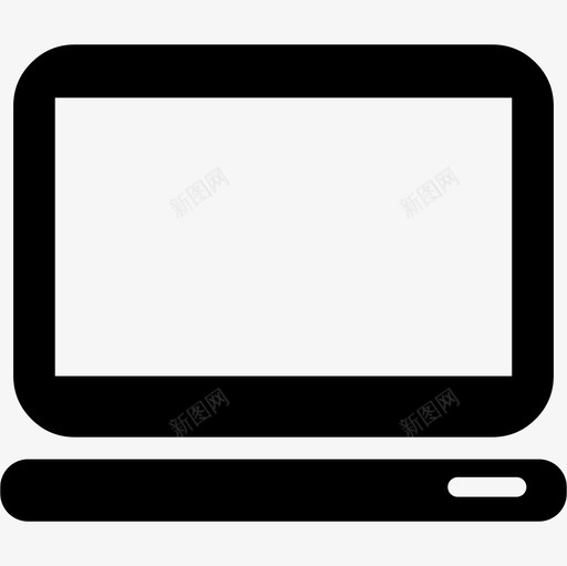 带空屏幕的笔记本电脑电脑酷图标svg_新图网 https://ixintu.com 带空屏幕的笔记本电脑 电脑 酷图标