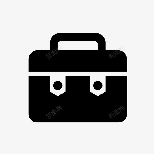 手提箱物品材料图标svg_新图网 https://ixintu.com 公文包 商务 手提箱 旅行袋 材料 物品 箱子 行李