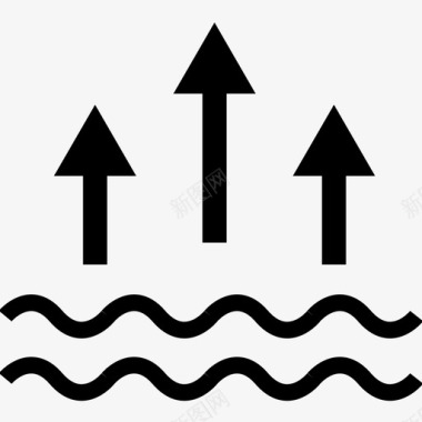 水蒸发图标图标