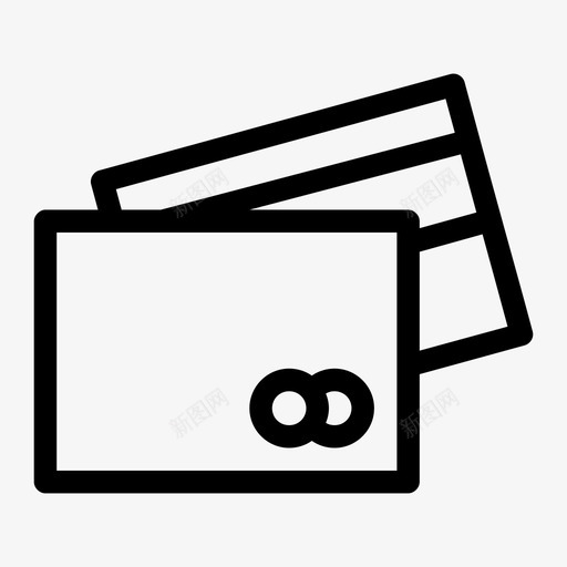 借记卡货币商家图标svg_新图网 https://ixintu.com 信用卡 借记卡 商家 支付 账单 账户 货币 购物媒介 费用