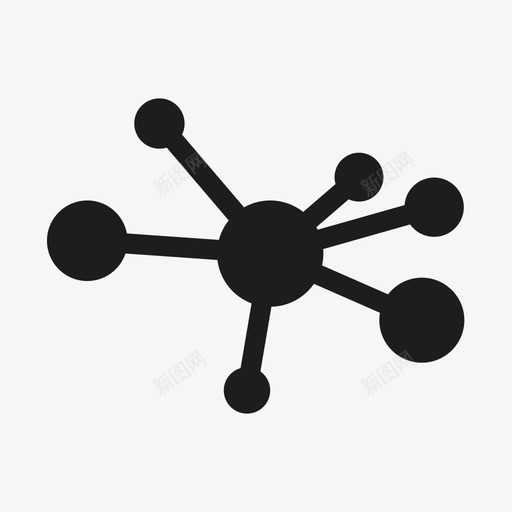 分子斑点科学图标svg_新图网 https://ixintu.com 元素 分子 斑点 病毒 碎片 离子 科学 粒子 细菌 连接 连接性