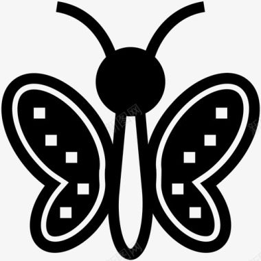 蝴蝶大自然的创意偶像图标图标