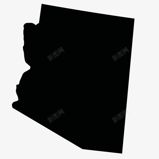 美国亚利桑那州地图集图标svg_新图网 https://ixintu.com 美国亚利桑那州地图集