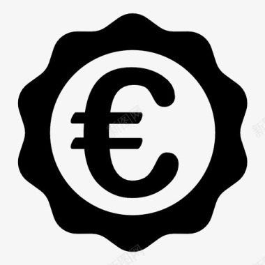 欧洲徽章标签贴纸图标图标