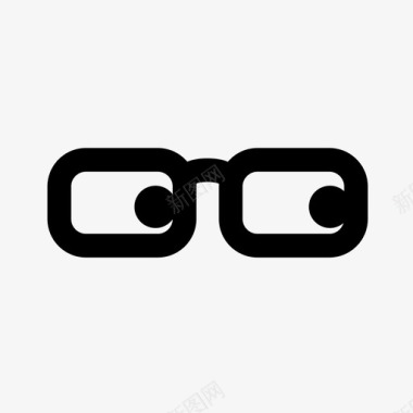 眼镜眼睛四图标图标