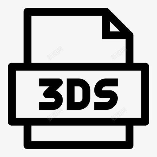 3ds文件类型存储图标svg_新图网 https://ixintu.com 3dstudio场景 3ds文件 3d图像 3d图像文件 字节 存储 数据 文件扩展名 类型 计算机