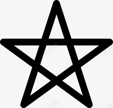 巫术伏都教星星图标图标