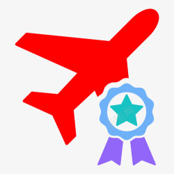 认证章飞机认证安全奖最佳记录图标高清图片