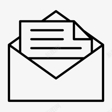 邮件附件文档图标图标