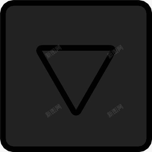 向下符号信号图标svg_新图网 https://ixintu.com 位置 低 信号 向下 引导 方向 移动 符号 箭头 道路