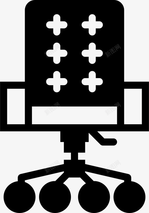 办公椅家用实心图标svg_新图网 https://ixintu.com 办公椅 家用实心
