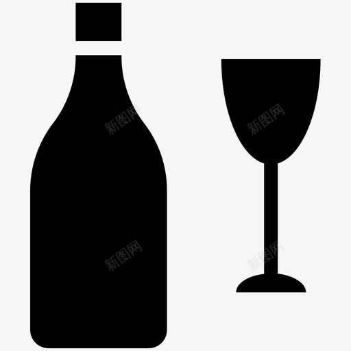 酒酒瓶啤酒瓶图标svg_新图网 https://ixintu.com 啤酒瓶 酒 酒杯 酒瓶 食物酷向量图标