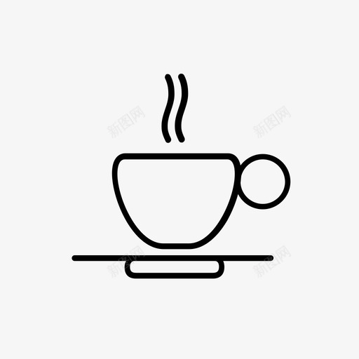 浓缩咖啡杯爪哇咖啡热咖啡图标svg_新图网 https://ixintu.com 杯托 浓缩咖啡杯 热咖啡 爪哇咖啡 饮料 马克杯