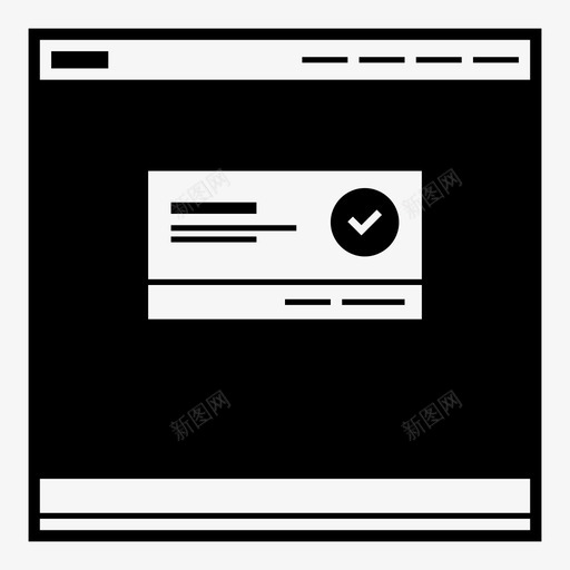 网站确认消息webiset线框图标svg_新图网 https://ixintu.com webiset 互联网 布局 用户体验 线框 网站确认消息 网站线框图标v2 网页确认页面 网页设计 页面
