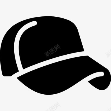 棒球帽运动员帽子图标图标