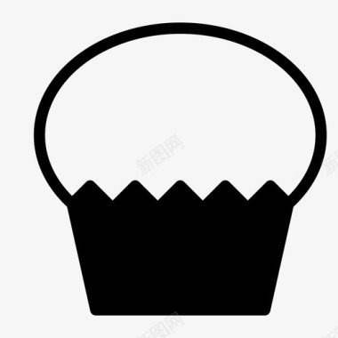 纸杯蛋糕智能手机铃声图标图标