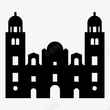 苏亚巴大教堂特古西加尔巴大教堂宗教图标图标