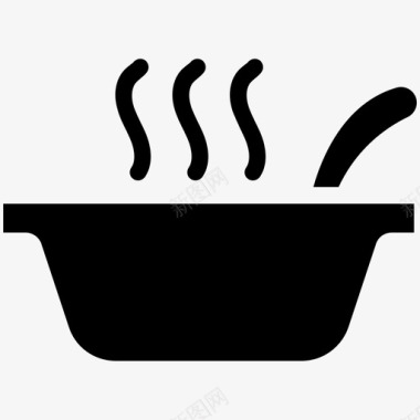热食饭汤图标图标