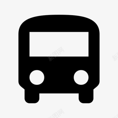 公共汽车通勤车费图标图标