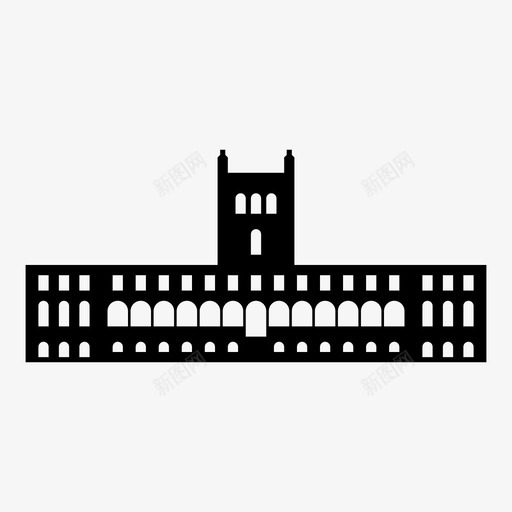 建筑宫殿总统图标svg_新图网 https://ixintu.com 宫殿 工作场所 建筑 总统 皇家 美国首都