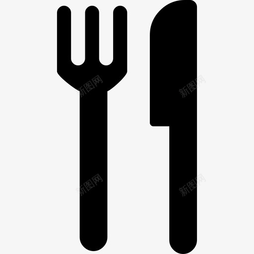餐厅界面象征刀叉夫妇食物酷图标svg_新图网 https://ixintu.com 酷图标 食物 餐厅界面象征刀叉夫妇
