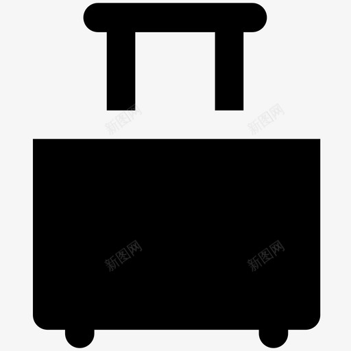 旅行包时尚大胆的固体图标svg_新图网 https://ixintu.com 旅行包 时尚大胆的固体图标