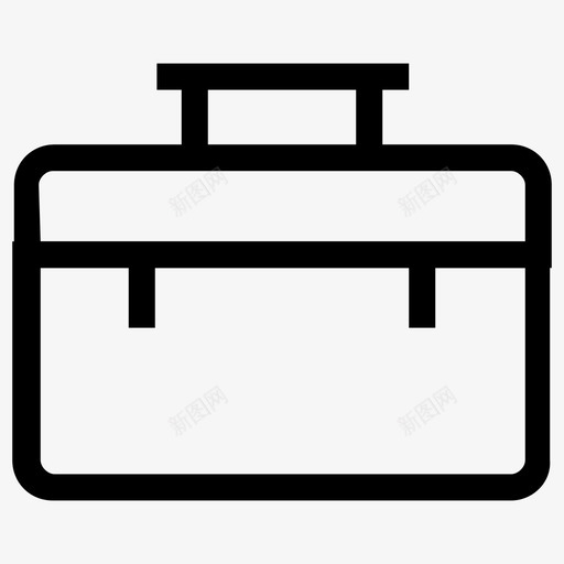 公文包ui线图标svg_新图网 https://ixintu.com ui线图标 公文包