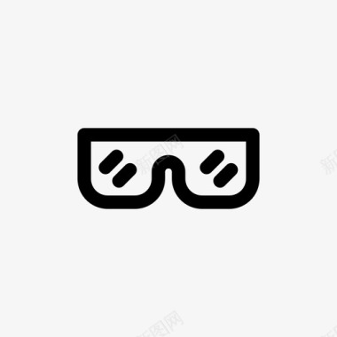 vr眼镜视觉虚拟图标图标