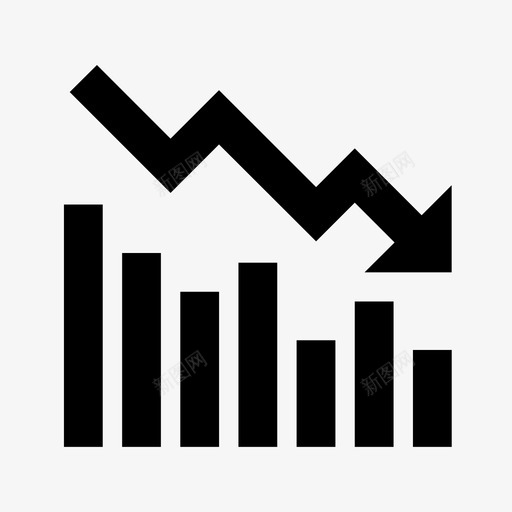 下跌投资组合闩锁图标svg_新图网 https://ixintu.com 下跌 图表 抓地力 投资组合 蓝牙 螺栓 衰退 闩锁