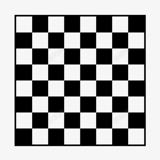 棋盘策略下棋图标svg_新图网 https://ixintu.com 下棋 室内游戏 思考 棋子 棋盘 策略