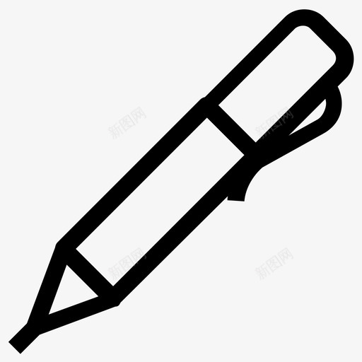 书写笔ui线图标svg_新图网 https://ixintu.com ui线图标 书写笔