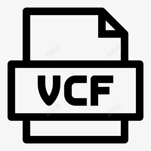 vcf文件vcard类型图标svg_新图网 https://ixintu.com vcard vcard文件 vcf文件 字节 存储 数据文件 文件扩展名 类型 计算机