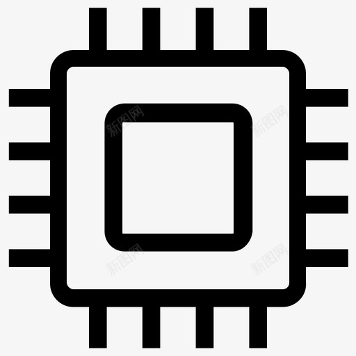处理器芯片amd微处理器图标svg_新图网 https://ixintu.com amd cpu ui线图标 内存芯片 四核 处理器芯片 微处理器 英特尔 计算机芯片 集成电路