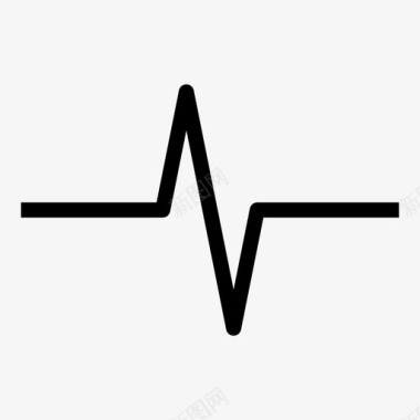 心跳器官生命线图标图标