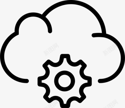 云设置存储共享图标图标