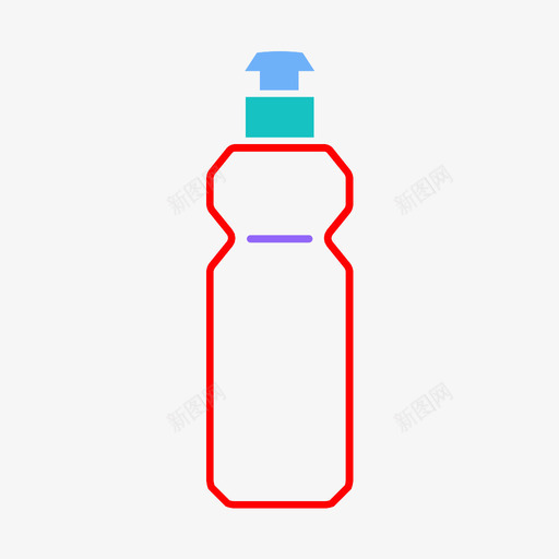 水瓶水壶图标svg_新图网 https://ixintu.com 水壶 水瓶