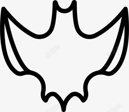 蝙蝠符号狂犬病图标图标