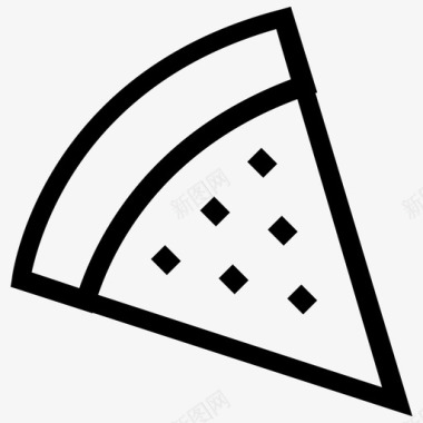 披萨片ui图标图标