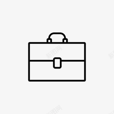 公文包手提包商务图标图标