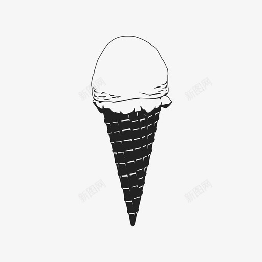 冰淇淋筒夏天星期六图标svg_新图网 https://ixintu.com 冰淇淋 冰淇淋筒 冷的 卡通的 夏天 孩子们 星期六 热的 甜的