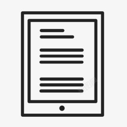 ipad页面平板电脑阅读页面图标高清图片