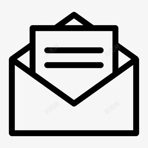 信件邮寄纸张图标svg_新图网 https://ixintu.com 中等 乐趣 信件 信封 打开 电子邮件 盒子 纸张 邮件 邮寄 阅读