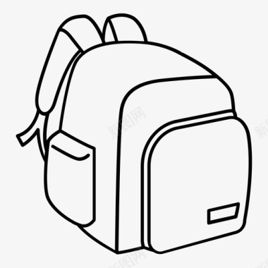 采购产品背包材料行李图标图标