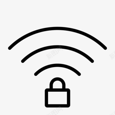 wifi锁定编程在线图标图标