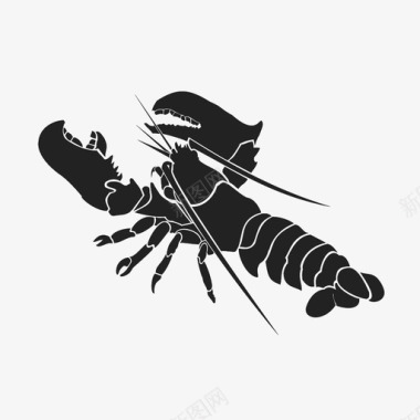 龙虾生物鱼买家图标图标