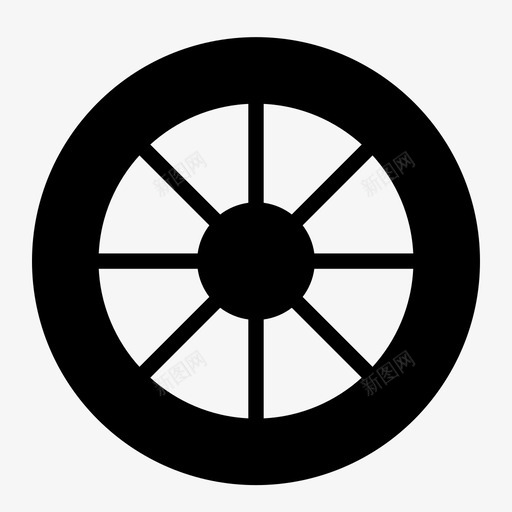 车轮橡胶旋转图标svg_新图网 https://ixintu.com 修理 旋转 机械 橡胶 汽车修理 汽车服务 移动 车库 车轮 车辆 金属