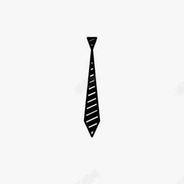 领带条纹专业图标图标
