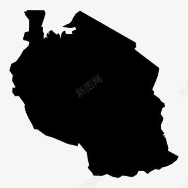 坦桑尼亚非洲国家图标图标