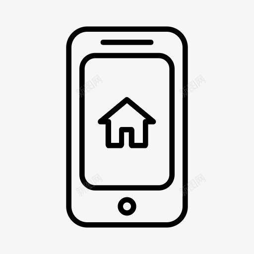 家明天之前房子图标svg_新图网 https://ixintu.com 50个智能手机和图标 印记 大 家 房子 时间表 明天之前 现在 电话